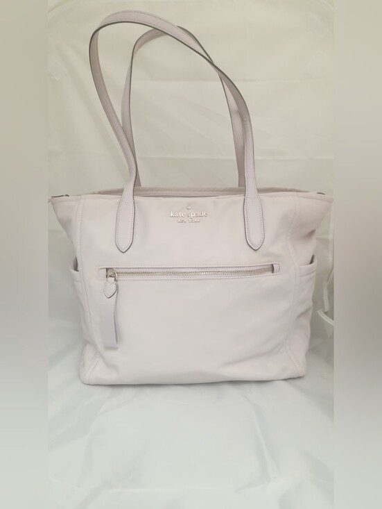 kate spade Handbags - kate spade Pale Purple Nylon Diaper Bag with Many Pockets